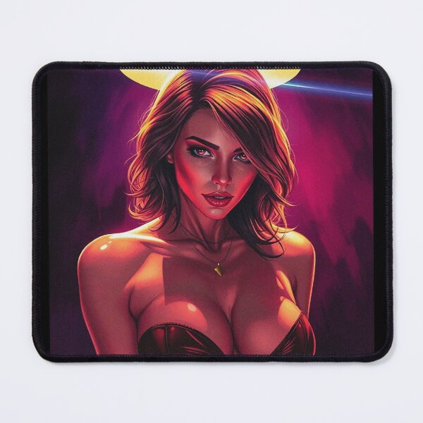 Item preview, Dramatic model illustration beautiful woman pop art designed and sold by Vintage Designs +.