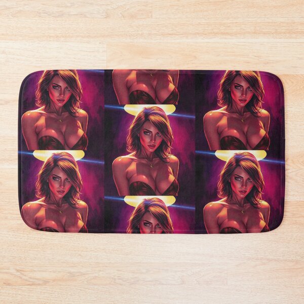 Item preview, Dramatic model illustration beautiful woman pop art designed and sold by Vintage Designs +.