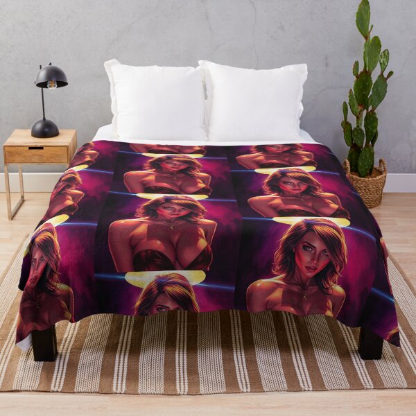 Item preview, Dramatic model illustration beautiful woman pop art designed and sold by Vintage Designs +.