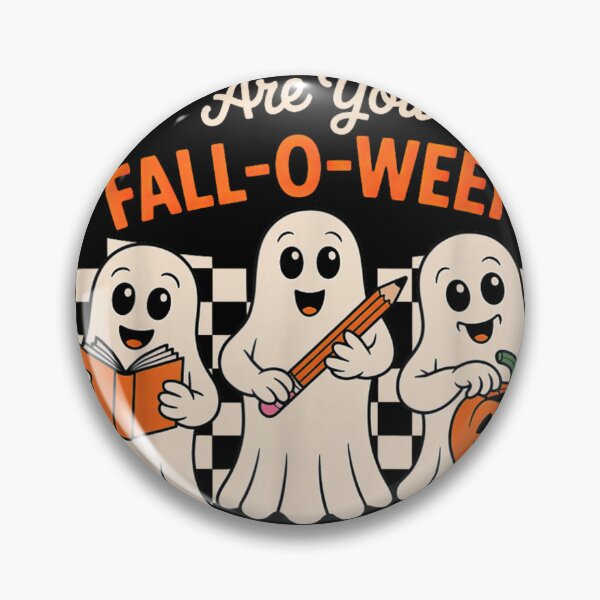 Item preview, Cute Ghost Fall O Ween Directions Funny Halloween Pun T-Shirt for Kids designed and sold by NguboNorento.