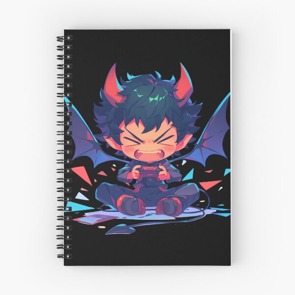 Item preview, Akira Fudo Devilman Crybaby Anime Cute Chibi Playing Video Game designed and sold by earlobejerk.