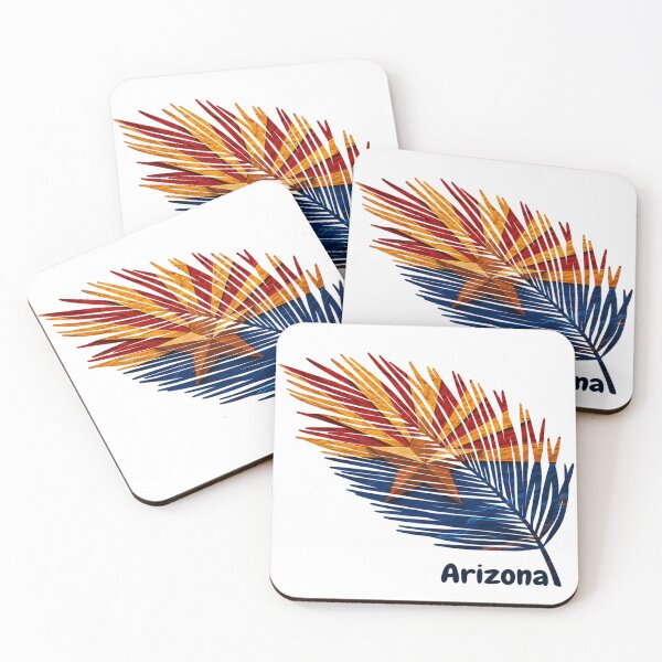 Item preview, Abstract Arizona Flag – Feather Shape Design designed and sold by ArteJorge48.