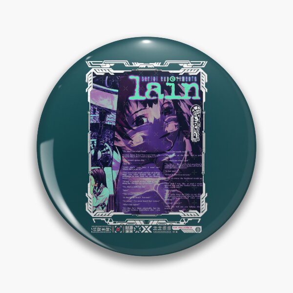 Item preview, Serial Experiments Lain, The Wired, Virtual Girl, Black and White Essential  designed and sold by Guaylejla.