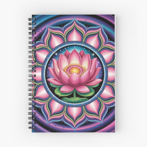 Item preview, Spiritual mandala with a lotus. designed and sold by Lilashakti ⭐️ ⭐️ ⭐️ ⭐️ ⭐️.