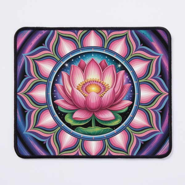 Item preview, Spiritual mandala with a lotus. designed and sold by Lilashakti ⭐️ ⭐️ ⭐️ ⭐️ ⭐️.