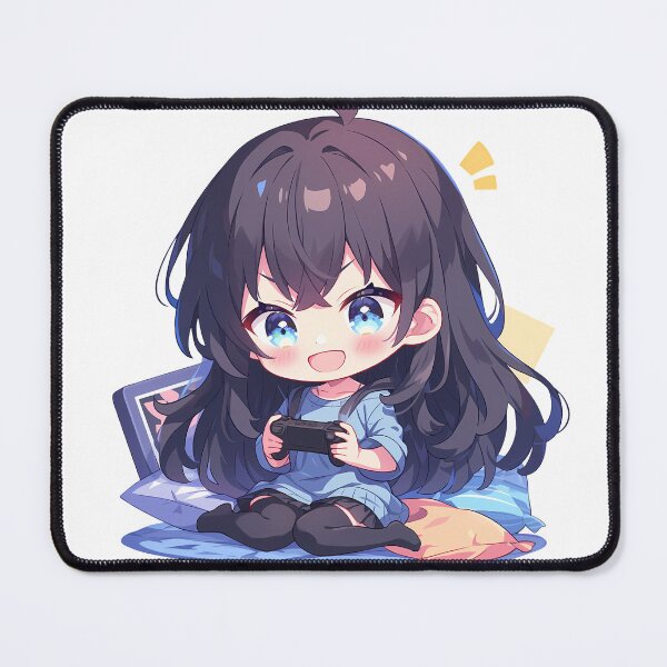 Item preview, Yukino Yukinoshita Oregairu Anime Girl Cute Chibi Playing Video Game designed and sold by earlobejerk.