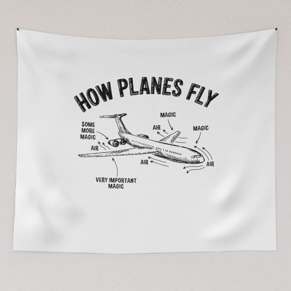 Item preview, How Planes Fly Funny Aerospace Engineer designed and sold by KarimSoCute.