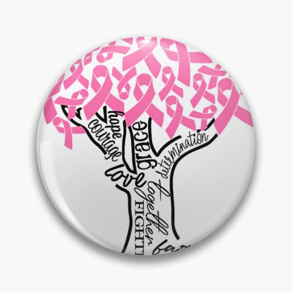 Item preview, Pink Ribbon Tree Cancer Tree Motivational Breast Cancer 		 designed and sold by boeygolaqah.
