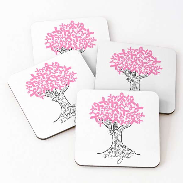 Item preview, Pink Ribbon Tree Cancer Tree Motivational Breast Cancer 		 designed and sold by boeygolaqah.