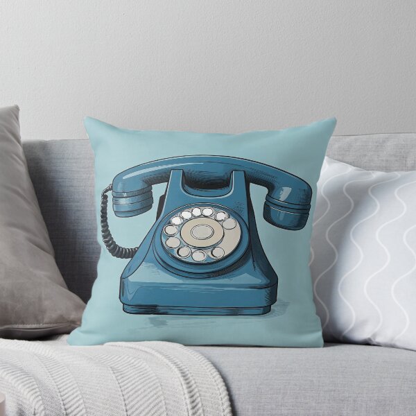 Item preview, Retro Teal Rotary Phone designed and sold by LanaGustavsson.