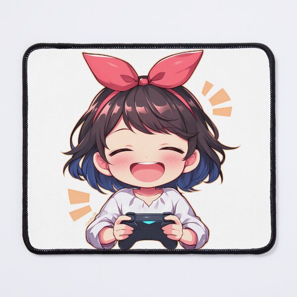 Item preview, Ruka Sarashina Rent A Girlfriend Anime Girl Cute Chibi Playing Video Game designed and sold by earlobejerk.