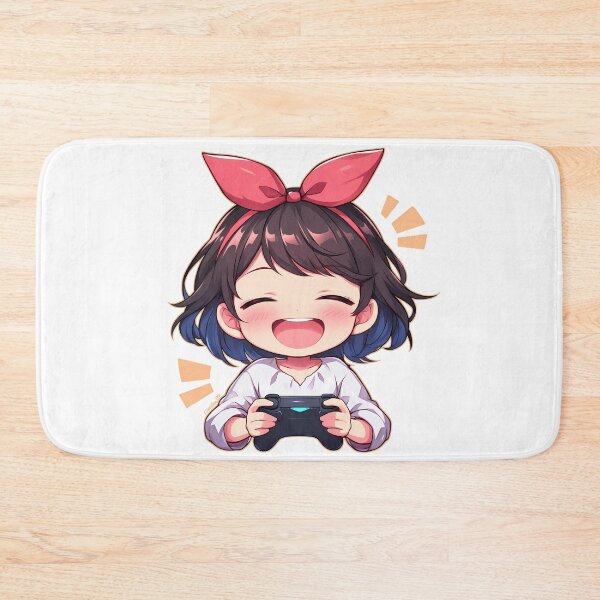 Item preview, Ruka Sarashina Rent A Girlfriend Anime Girl Cute Chibi Playing Video Game designed and sold by earlobejerk.