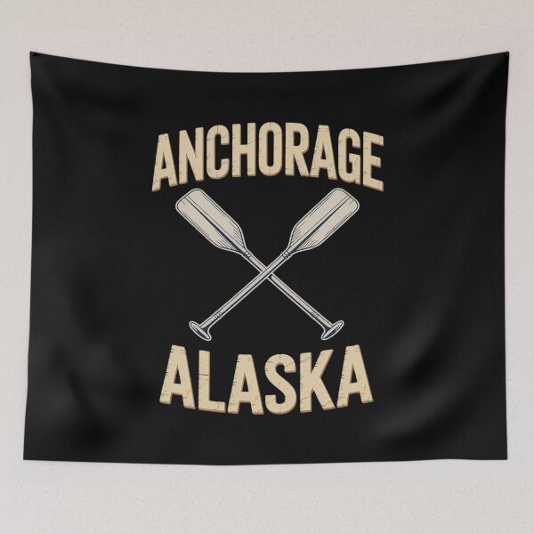Item preview, Anchorage Alaska Nautical Crossed Oars designed and sold by Formatage.