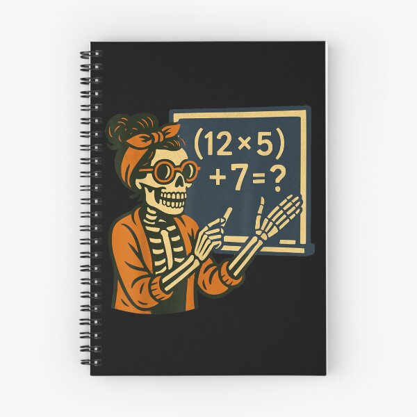 Item preview, Math Teacher Skeleton Six Seven Meme Brainrot Halloween Funny 67  T-Shirt designed and sold by NguboNorento.