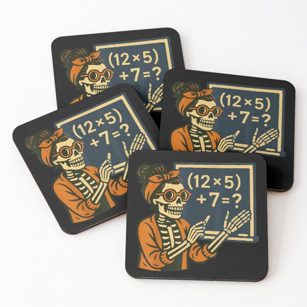 Item preview, Math Teacher Skeleton Six Seven Meme Brainrot Halloween Funny 67  T-Shirt designed and sold by NguboNorento.