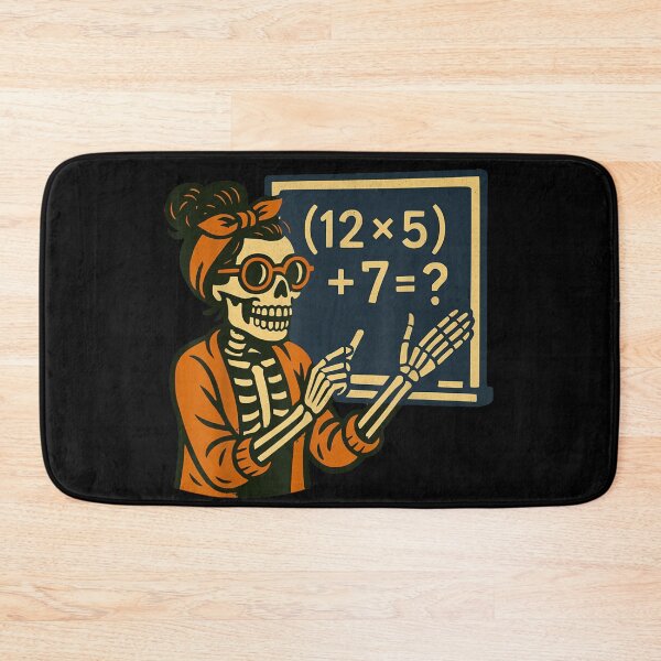 Item preview, Math Teacher Skeleton Six Seven Meme Brainrot Halloween Funny 67  T-Shirt designed and sold by NguboNorento.