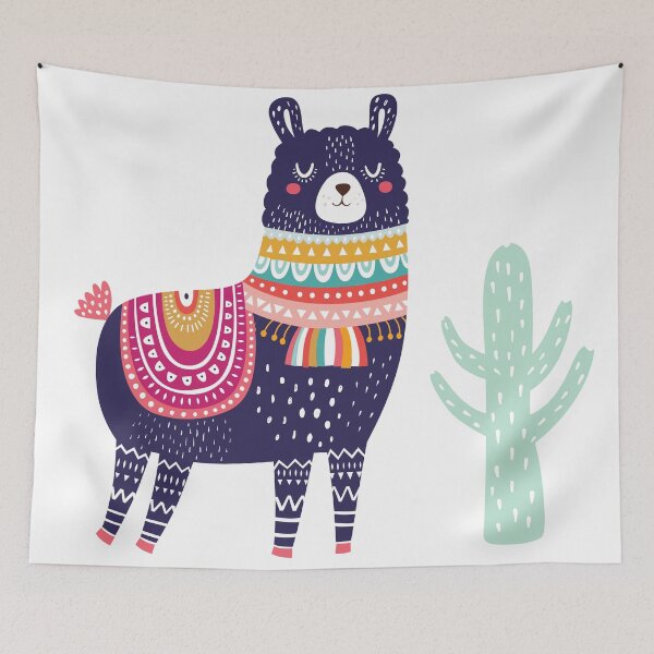 Item preview, Cute Llama and a Cactus designed and sold by dk80.