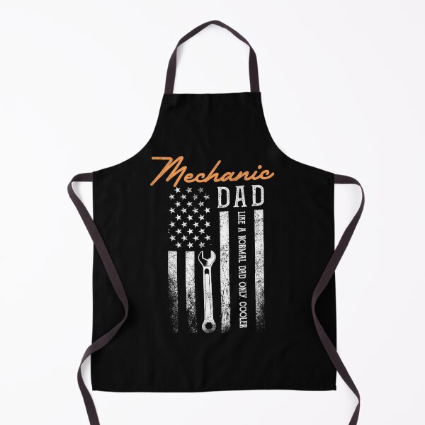 Item preview, Mechanic Dad Like A Normal Dad Only Cooler USA Flag designed and sold by decruhammij.