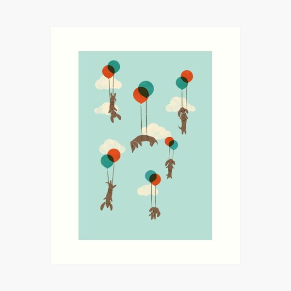 Aperçu de l'œuvre Vol des chiens de Wiener créée et vendue par jayfleck.