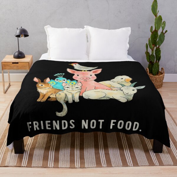 Item preview, Animals are Friends not Food Pig Cow Sheep Vegan Vegetarian designed and sold by Formatage.