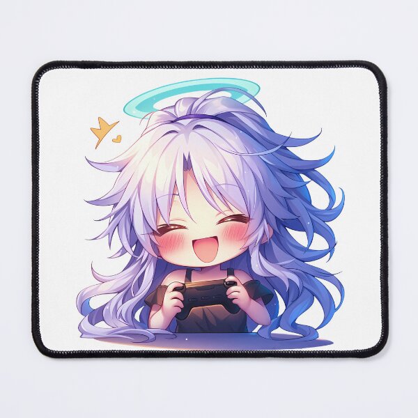 Item preview, Kanade Tachibana Angel Beats Anime Cute Chibi Playing Video Game designed and sold by earlobejerk.