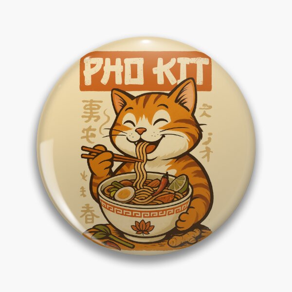 Item preview, Pho Kit - noodle cat designed and sold by EdgeDrip.