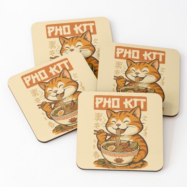 Item preview, Pho Kit - noodle cat designed and sold by EdgeDrip.