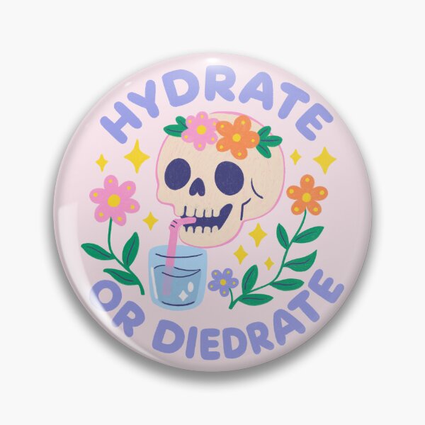 Item preview, Hydrate or Diedrate Cute Skull designed and sold by Itouchedabee.