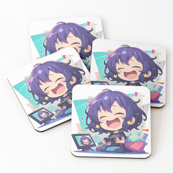 Item preview, Ai Mizuno Zombieland Saga Anime Cute Chibi Playing Video Game designed and sold by earlobejerk.