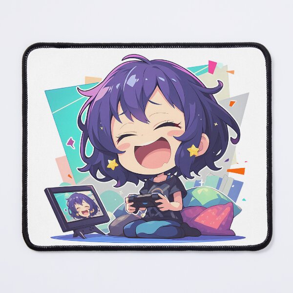 Item preview, Ai Mizuno Zombieland Saga Anime Cute Chibi Playing Video Game designed and sold by earlobejerk.
