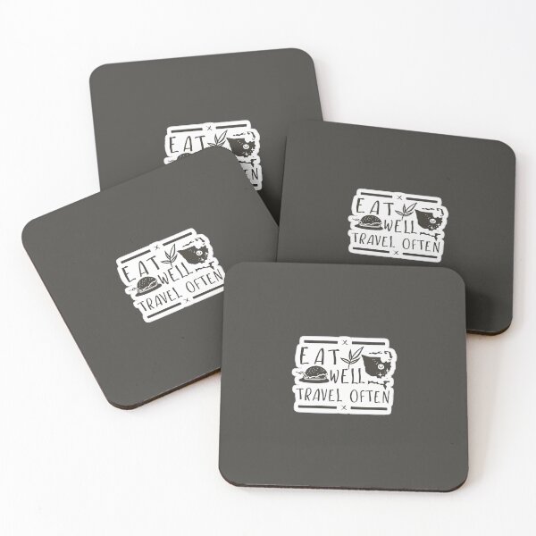 Item preview, Eat Well Travel Often – Food & Adventure Quote designed and sold by kestey.