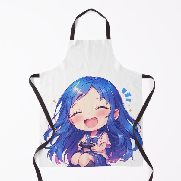 Item preview, Chiriko Tsurumi Anohana Anime Cute Chibi Playing Video Game designed and sold by earlobejerk.