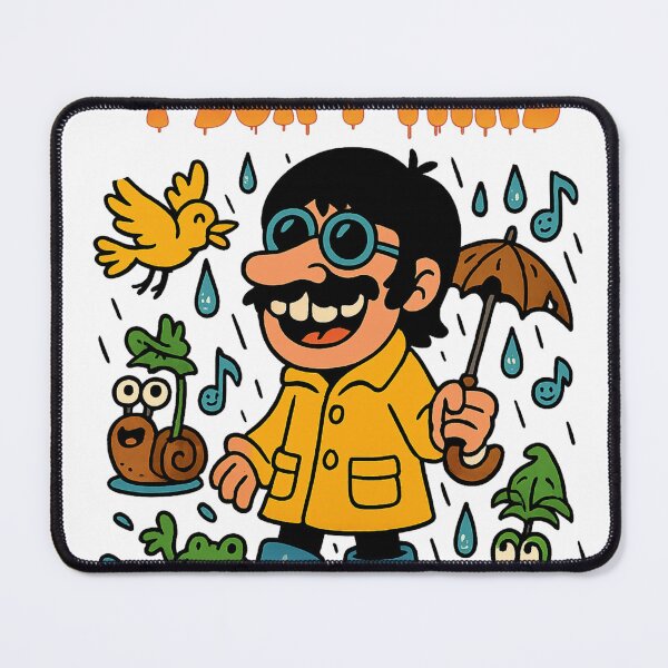 Item preview, Rain Rain Rain – I Don’t Mind (Psychedelic Retro Text) designed and sold by bazstees54.