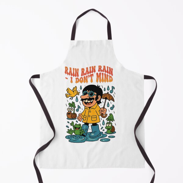 Artikelvorschau, Rain Rain Rain – I Don’t Mind (Psychedelic Retro Text) entworfen und verkauft von bazstees54.