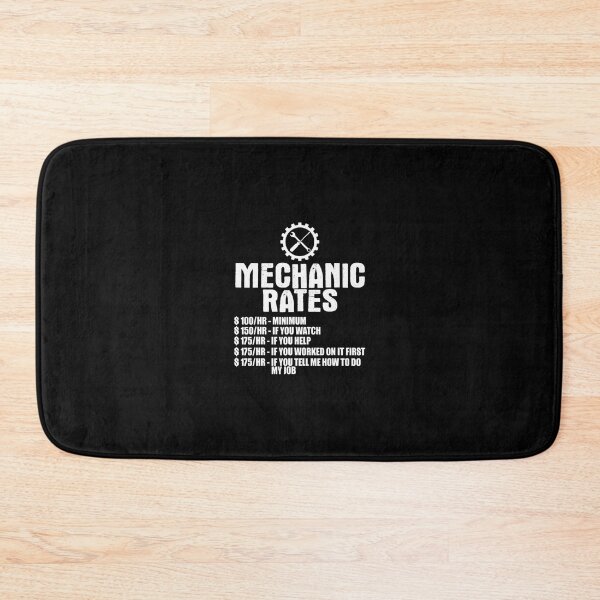 Item preview, Mechanic Funny - Mechanic Rates 		 designed and sold by decruhammij.