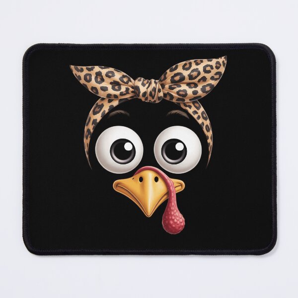 Item preview, Turkey Face Leopard Headband Thanksgiving designed and sold by ValerieRodrigue.