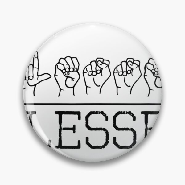 Item preview, Deaf Pride Blessed ASL Sign Language Faith Inspiration 	 		 designed and sold by gajrebinoya1.