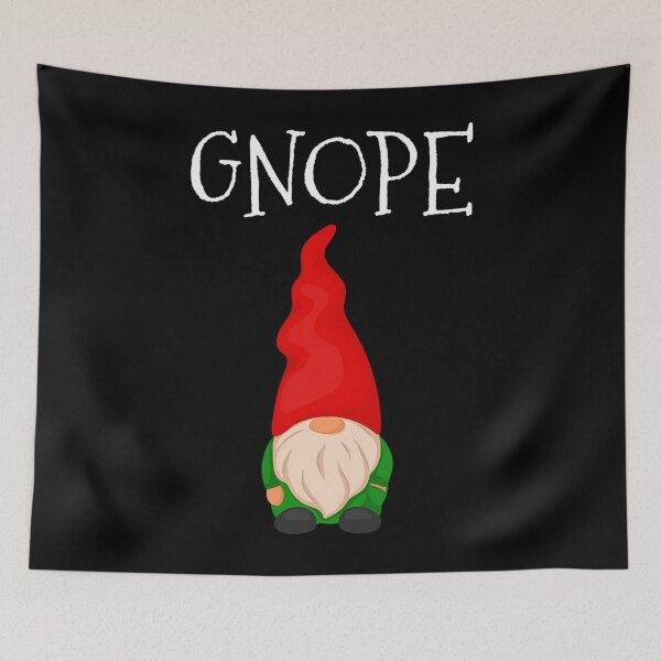 Item preview, Gnope Swedish Tomte Gnomes Christmas Funny Nope Scandinavian 		 designed and sold by lobbestutalak.