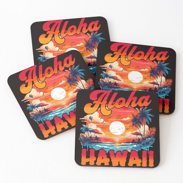 Item preview, Aloha Hawaii Sunset Paradise Vibes designed and sold by AS Vectorhaus.