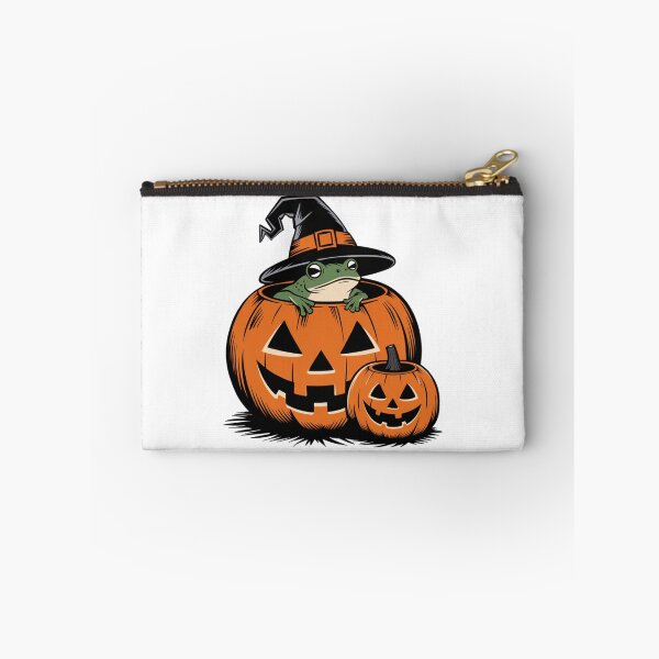 Item preview, Vintage Cute halloween witch hat Frog Pumpkin designed and sold by SOUFIANE1991.