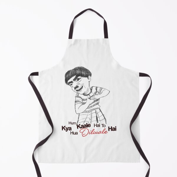 Item preview, Hum Kaale Hai Toh Kya Hua Dilwale Hai – Line Art Bollywood Caricature designed and sold by Inspired~Souls.