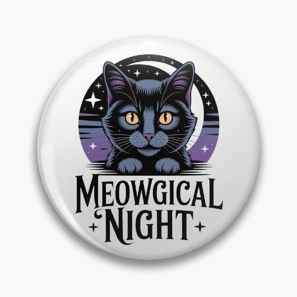 Item preview, Meowgical Night designed and sold by WSPrintCrafter.