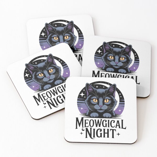 Item preview, Meowgical Night designed and sold by WSPrintCrafter.