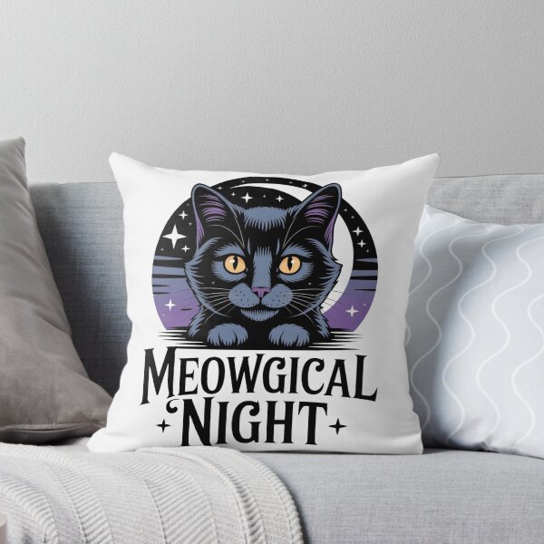 Item preview, Meowgical Night designed and sold by WSPrintCrafter.