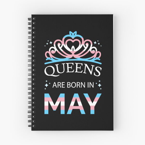 Item preview, Trans Queens Are Born In May I - Pride Flag Colors designed and sold by Lemon Pepper.