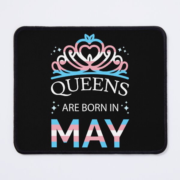 Item preview, Trans Queens Are Born In May I - Pride Flag Colors designed and sold by Lemon Pepper.