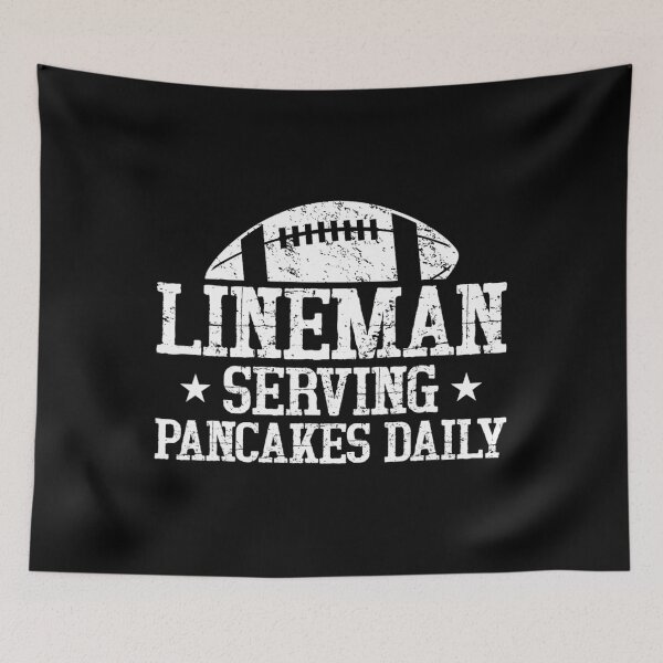 Item preview, Lineman Serving Pancakes Daily Football Offensive Lineman 		 designed and sold by nechbasweatl.