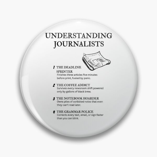 Item preview, Understanding Journalists – Funny Media Life Humor designed and sold by PsyFlow35.