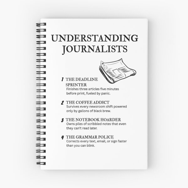 Item preview, Understanding Journalists – Funny Media Life Humor designed and sold by PsyFlow35.