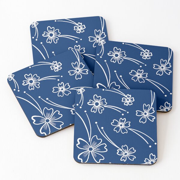 Item preview, Retro simple Abstract Flowers Pattern | Cute flowers design designed and sold by Swati's Digital Den.